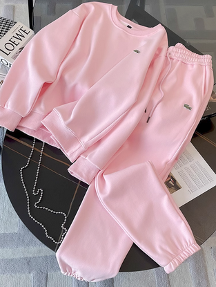 chándal lacoste rosa